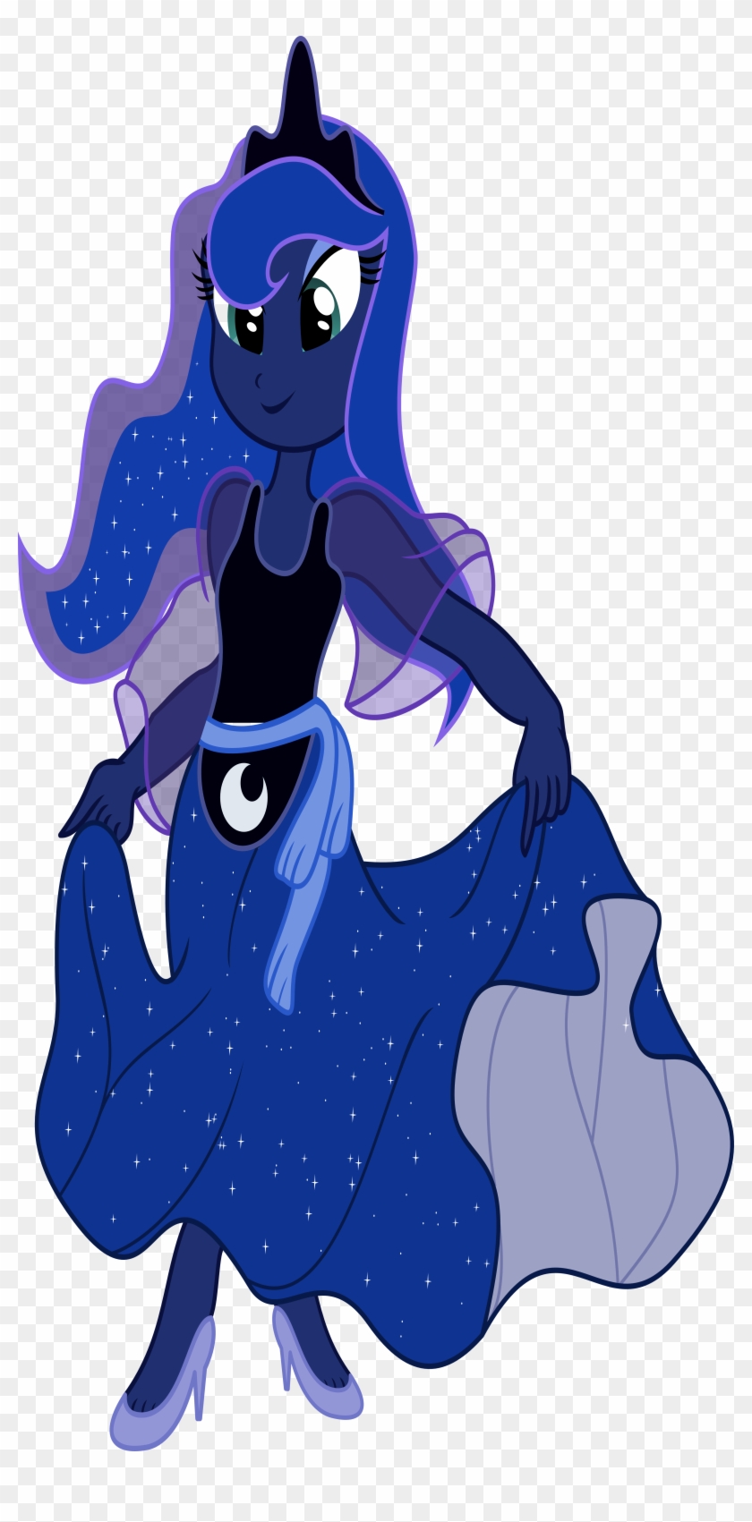 Equestria Girls Princess Luna By Vector-brony - Mlp Luna Equestria Girls #917289