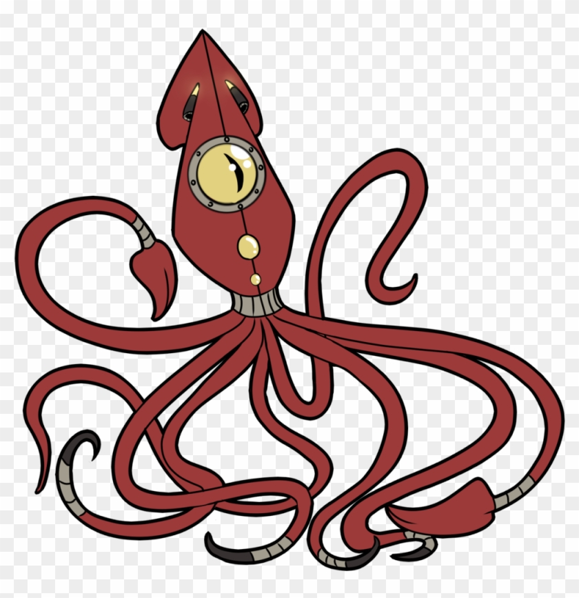 Cyborg Squid By Toxal - Cyborg Squid By Toxal #917287