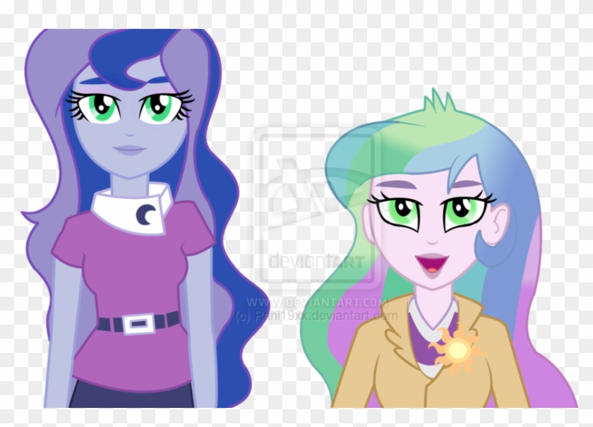 Equestria Girls Luna And Celestia Equestria Girls Celest - Mlp Eg Luna And Celestia #917293