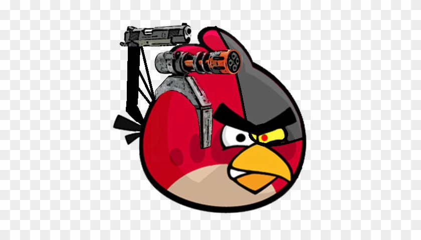 Cyborg Clipart Angry - Red Bird From Angry Birds #917299