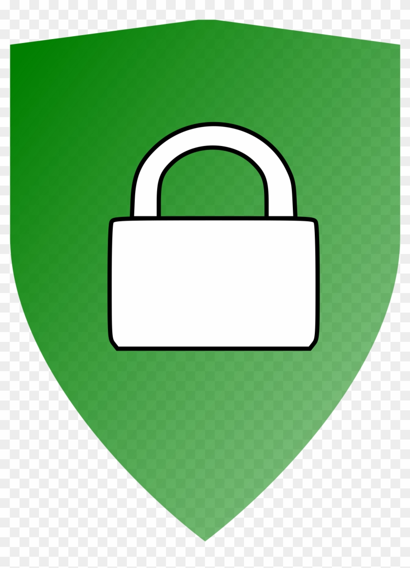 Security Shield Clipart Clip Art - Secured Lock #917335
