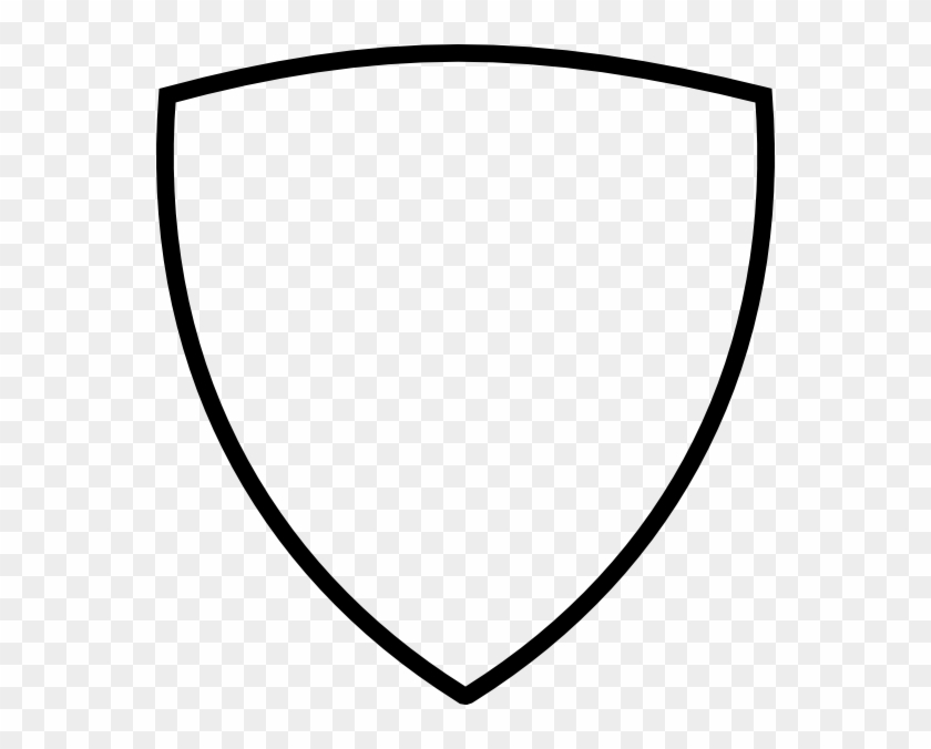 Thick Black Shield Clip Art At Clker Clipart Shield - Shield Clipart #917378