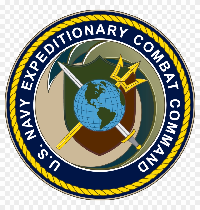 Creative Military Logos Clip Art Medium Size - Naval Expeditionary Combat Command #917437