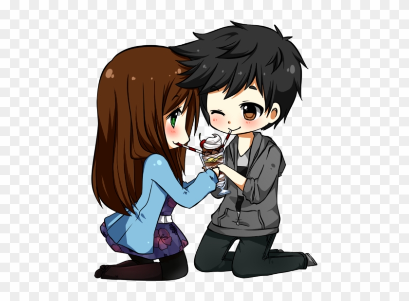 Anime Love Couple Png Photo - Anime Love Chibi - Free Transparent PNG  Clipart Images Download