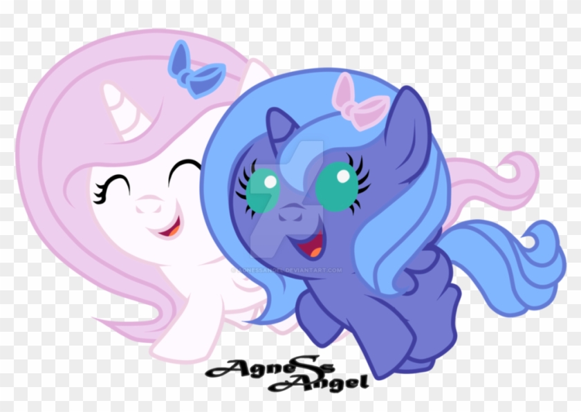 Baby Celestia And Luna By Agnessangel - Princess Celestia #917453