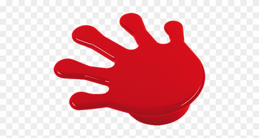 Kids Hand Shape Cabinet Handle In Red Color From Misr - Red Color Images For Kids #917467