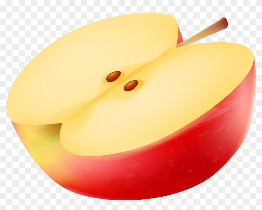 Half Apple Png Clip Art Image - Clip Art #917514