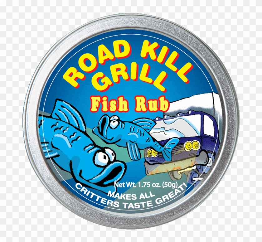 Road Kill Grill Fish Rub Tin - Dean Jacob's Road Kill Grill Meat Rub ~ 2.4 Oz. Tin #917574