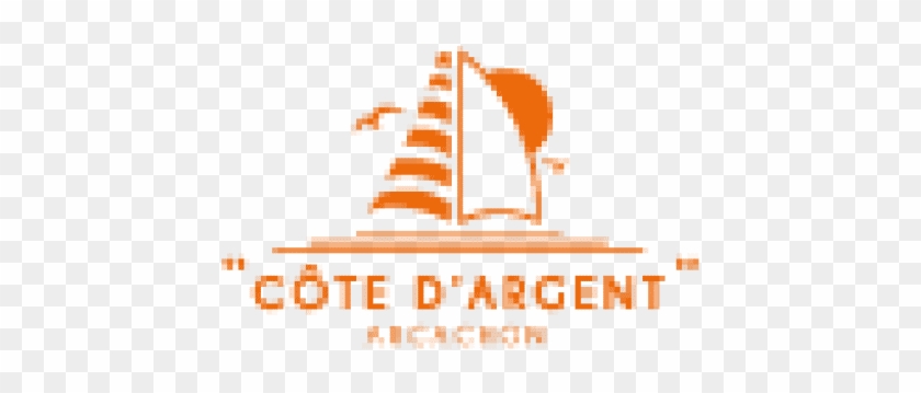 Cropped Logo Le Cote D Argent Orange Fond Transparent - Cote D Argent Arcachon #917635