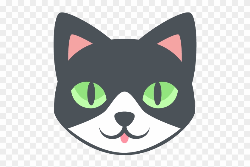 Emoji Clipart Cat - Black Cat Emoji Png #917671