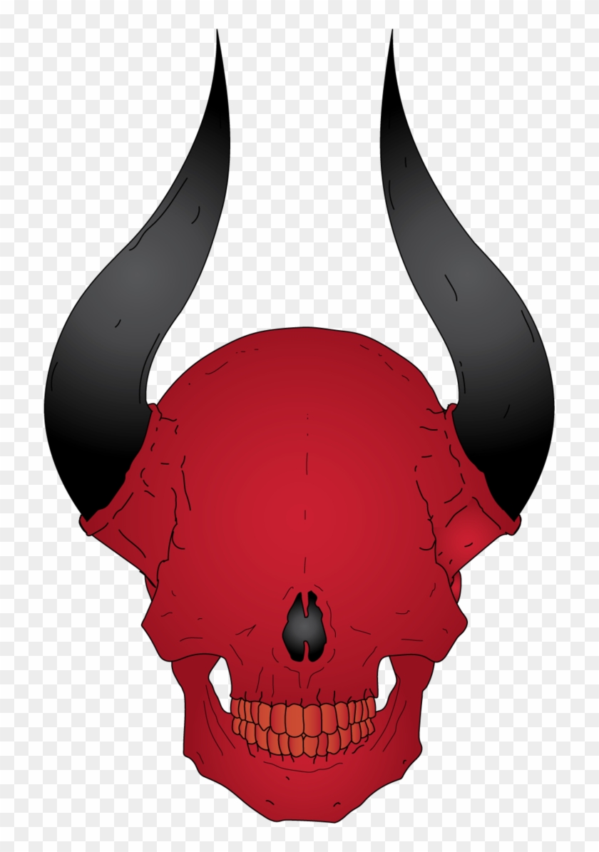 Demon Skull 1 By Grimvak - Skull #917677