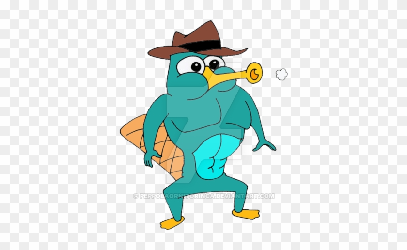 Perry Practise Body Building By Peppolaornitorinca - Cartoon #917757