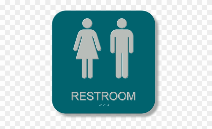 Unisex Restroom Sign Access48 - Bathroom Sign For Transgender #918066