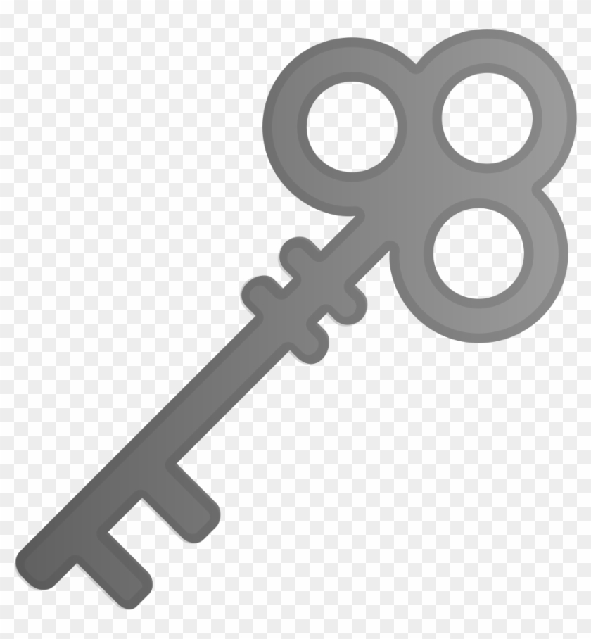 Old Key With House Vector Graphic - Old Key #918158