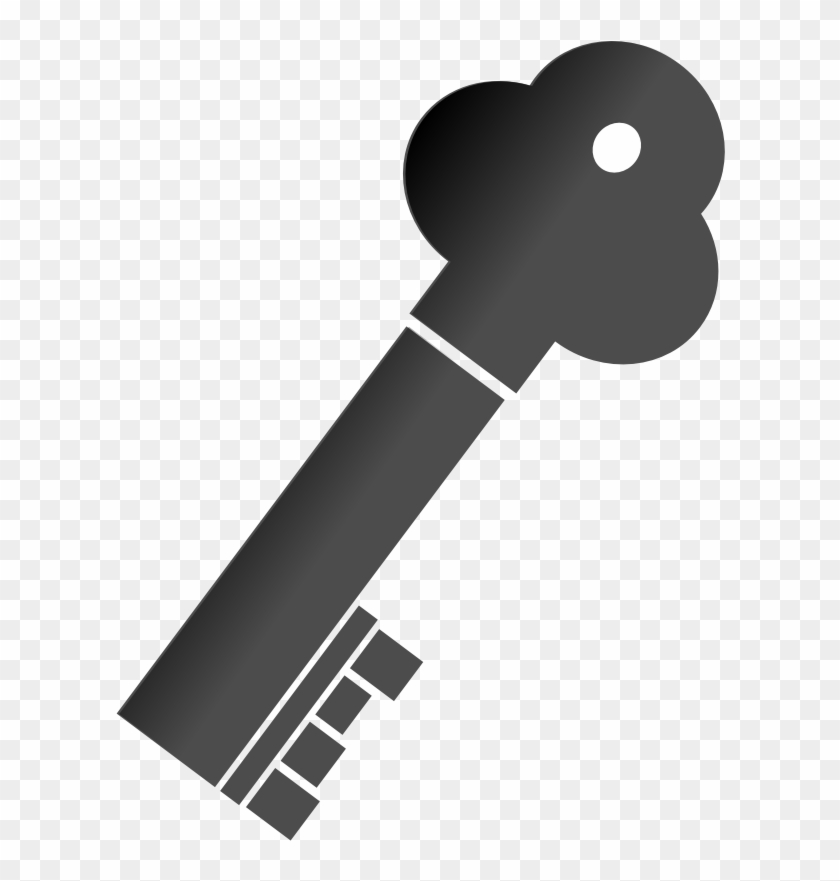 Skeleton Key Clipart Outline - Black And White Clipart Open House Keys #918189
