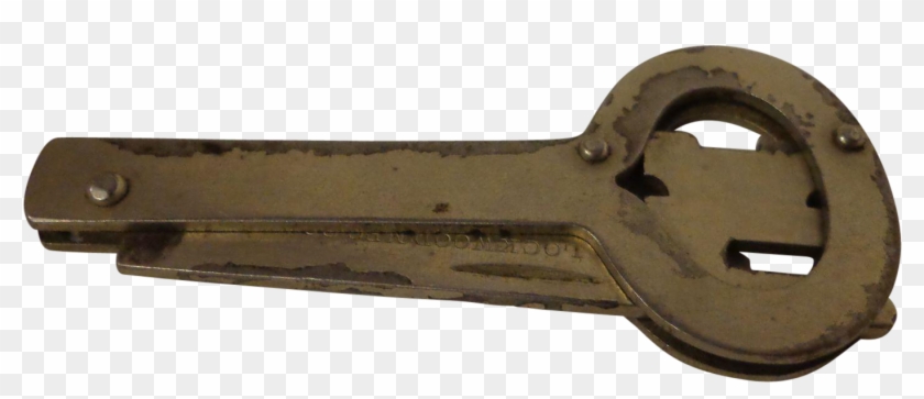 Antique Folding Skeleton Key By Lockwood Mfg - Skeleton Key #918250