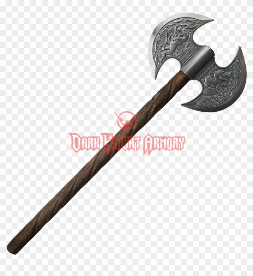 Ornate Medieval Battle Axe - Battle Axe #918308