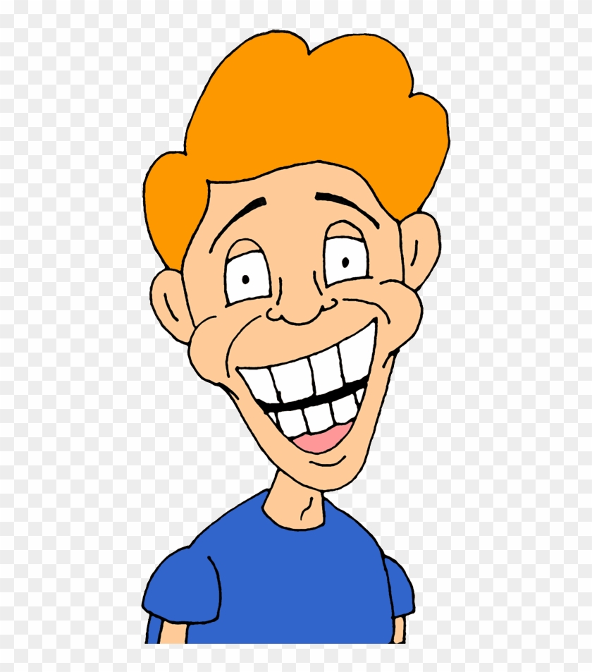 Cartoon People With Big Smiles Clipart - Big Smile Clip Art #918407