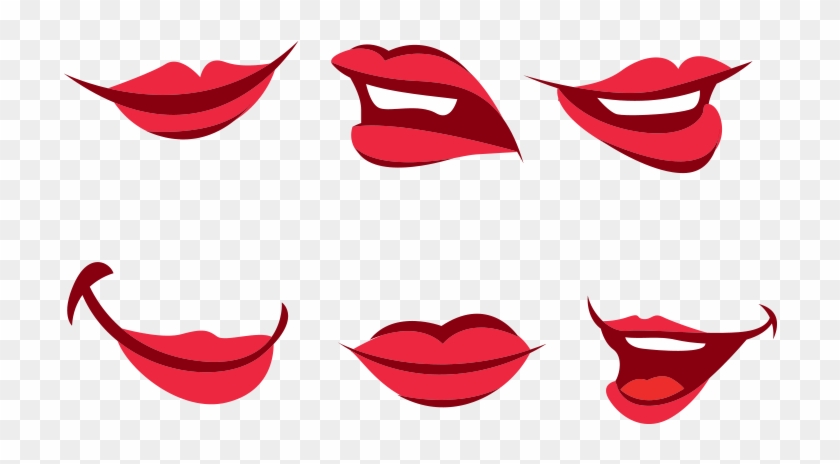 Women Lips Free Vector And Png The Graphic Cave Rh - Boca Dibujo #918409