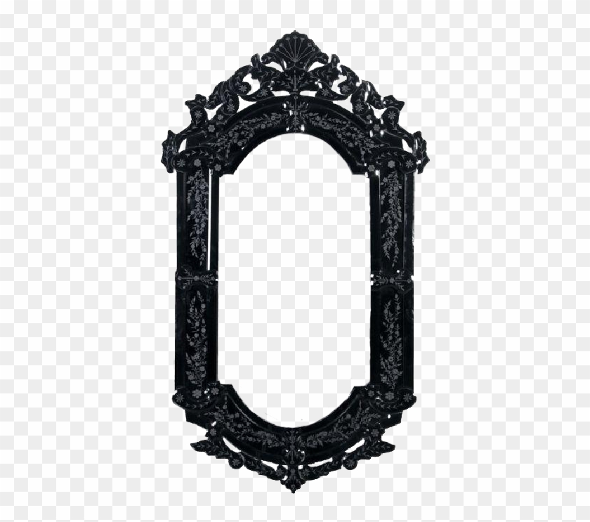 Gothic Clipart Mirror Frames - Black Frame Png Gothic #918455