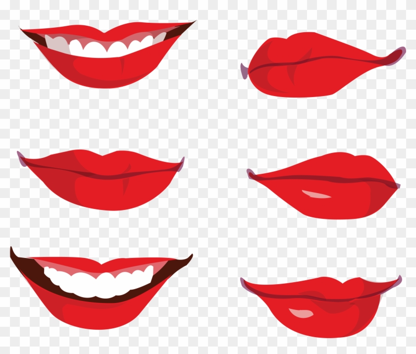 Bodypart36 - - Smile Lips Vector Png #918469
