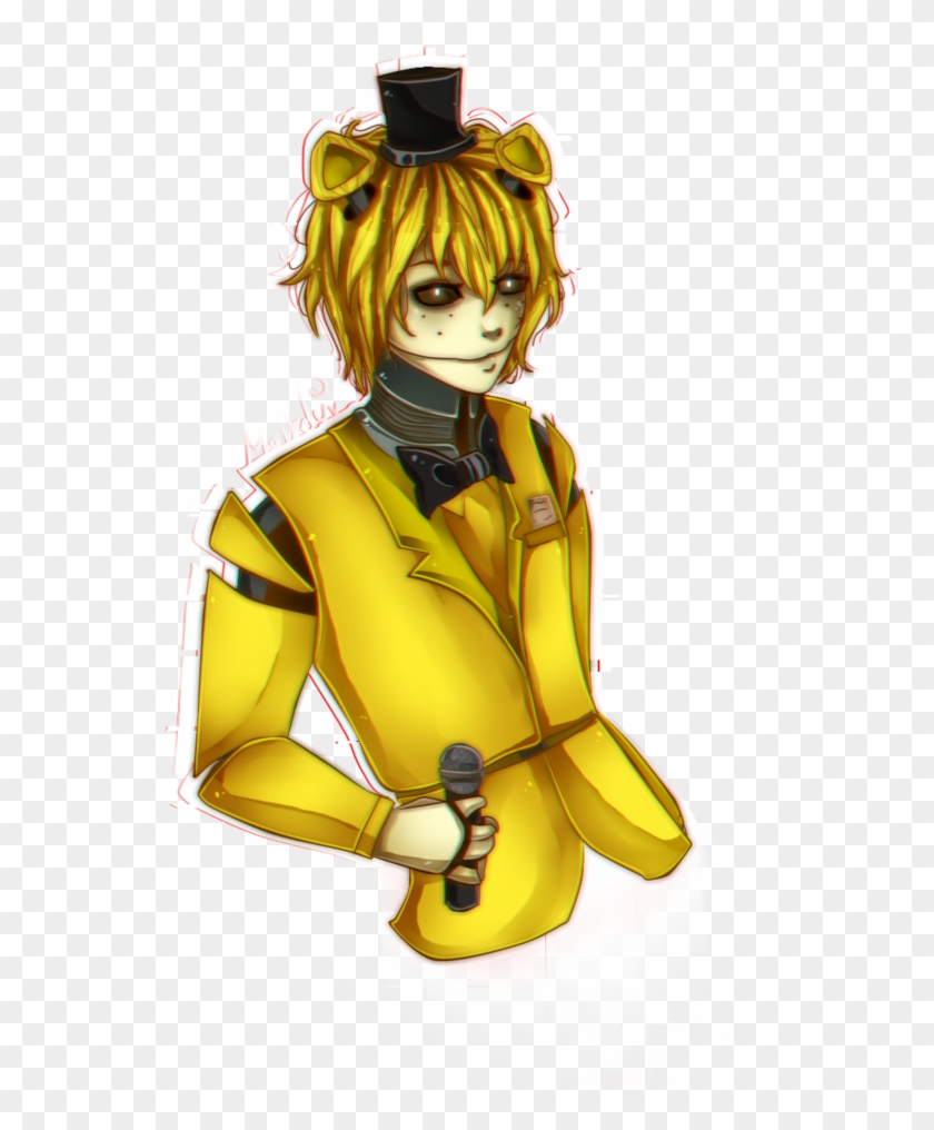 Fnaf At - Withered Golden Freddy Human.