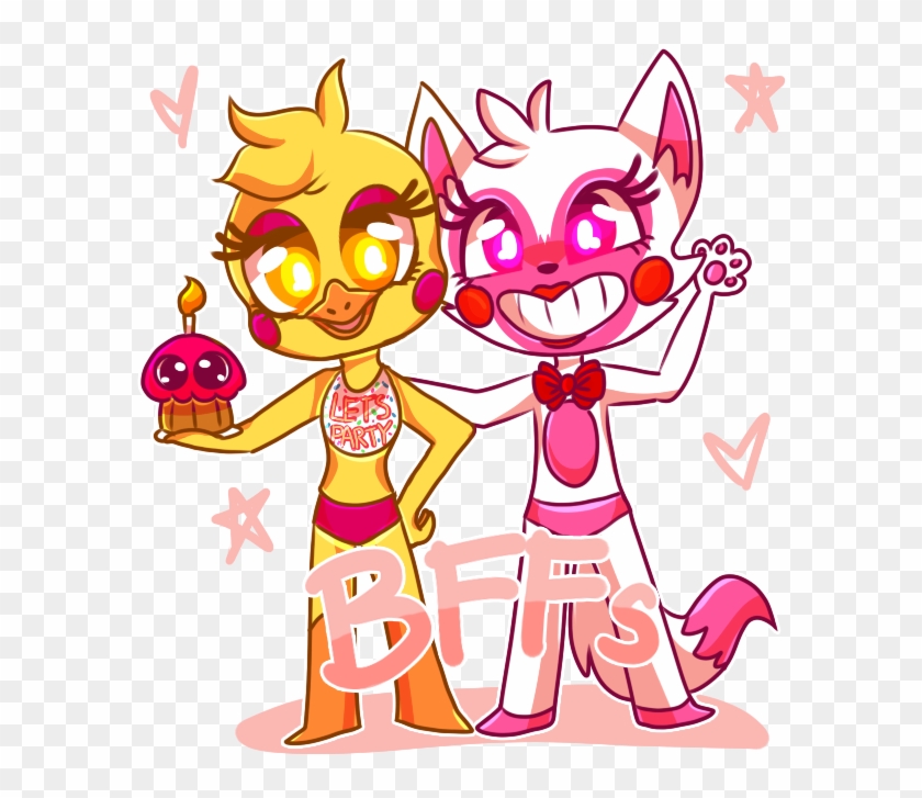 Fnaf Mangle And Chica Cute Bff - Mangle And Toy Chica Bffs #918505