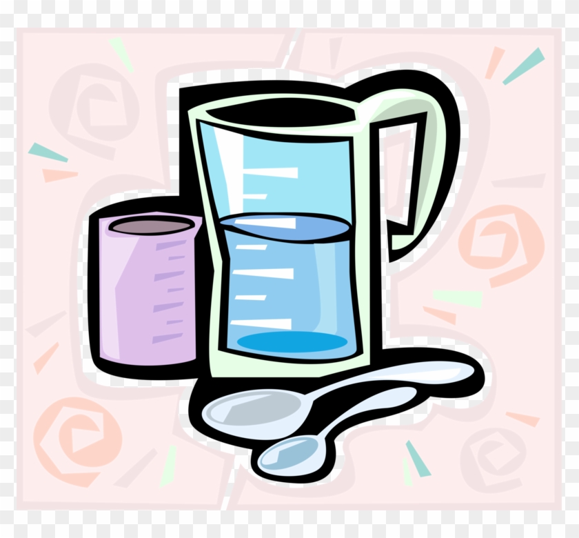 Measuring cup for baking and cooking color Vector Image