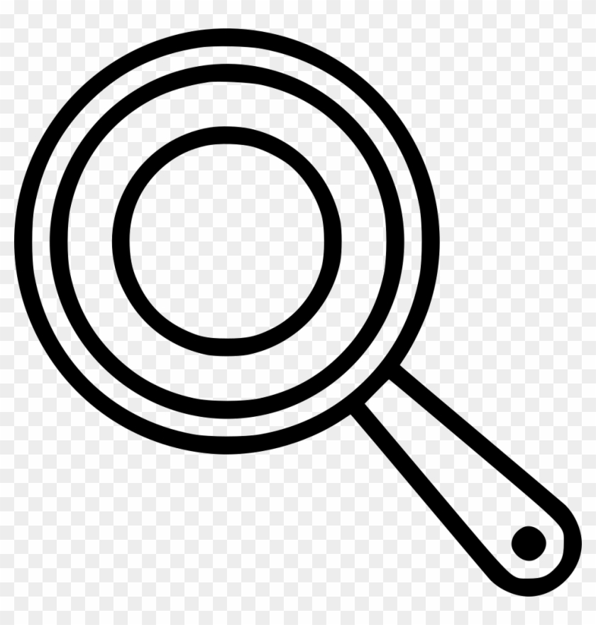 28 Collection Of Pan Drawing Png - Magnifier Icon White Svg #918778