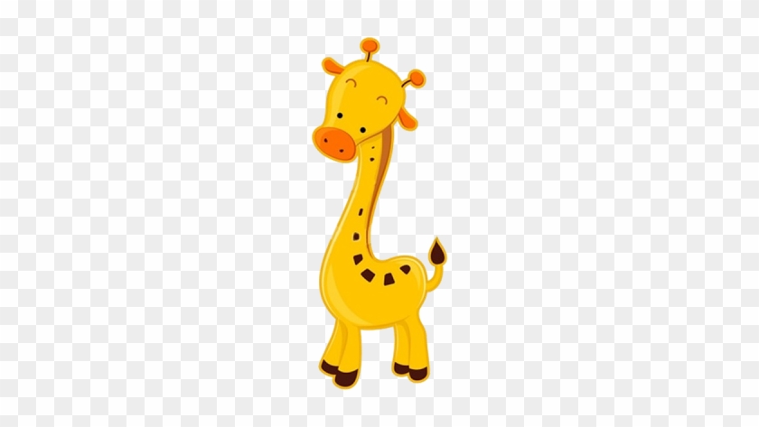 Baby Animal Clipart Funny - Mini Giraffe Throw Blanket #918811