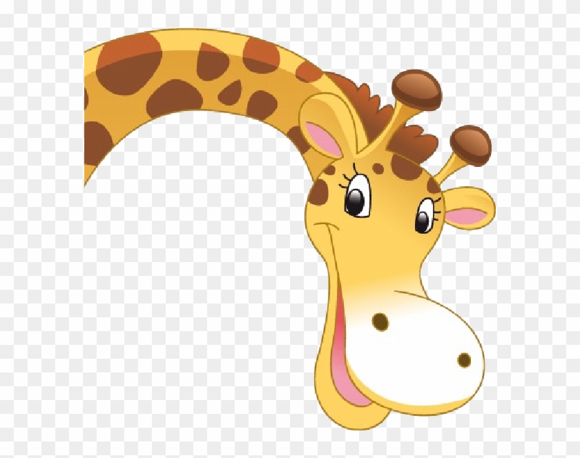 Cute Giraffe With A Funny Face - Giraffe Clipart #918822