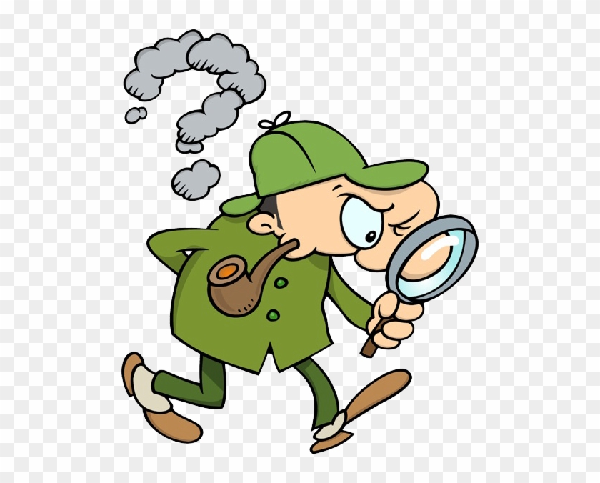 Sherlock Holmes Clipart Evidence - Magnifying Glass Clipart #918850