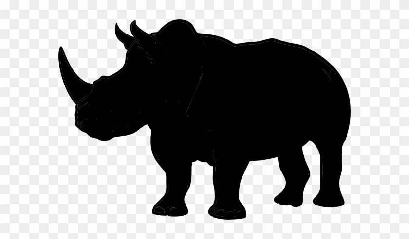 Rhino Silhouette Clip Art #918852