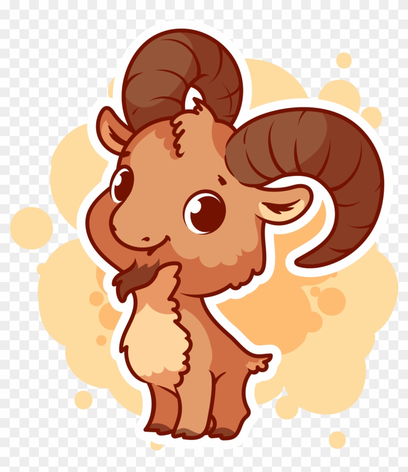 Goat Alpine Ibex Cartoon Illustration - Goat Alpine Ibex Cartoon Illustration #918871