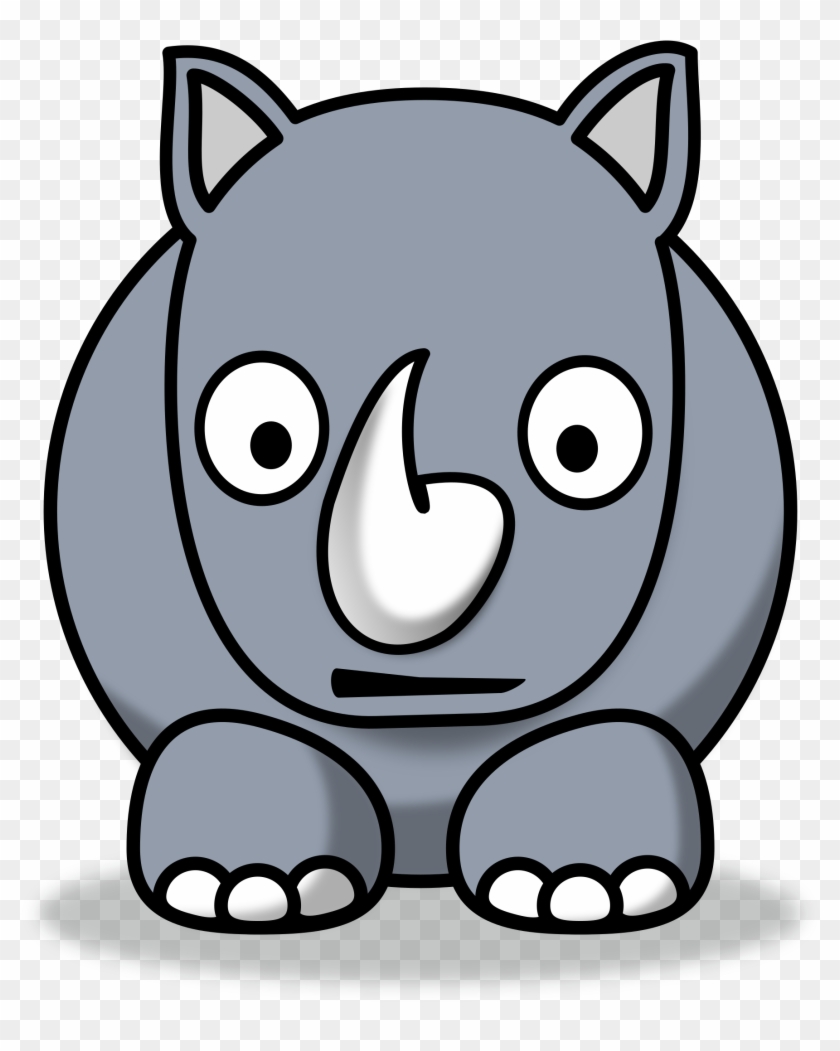 Medium Image - Clip Art Rhino #918908