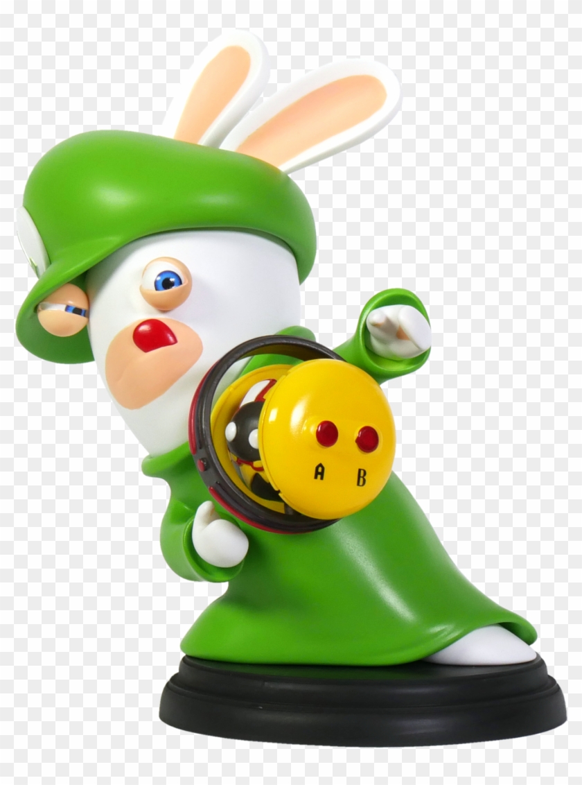 A-mario & Rabbids Luigi 6 Inch Figurine - Figurine - Mario + The Lapins Cretins Kingdom Battle #918915