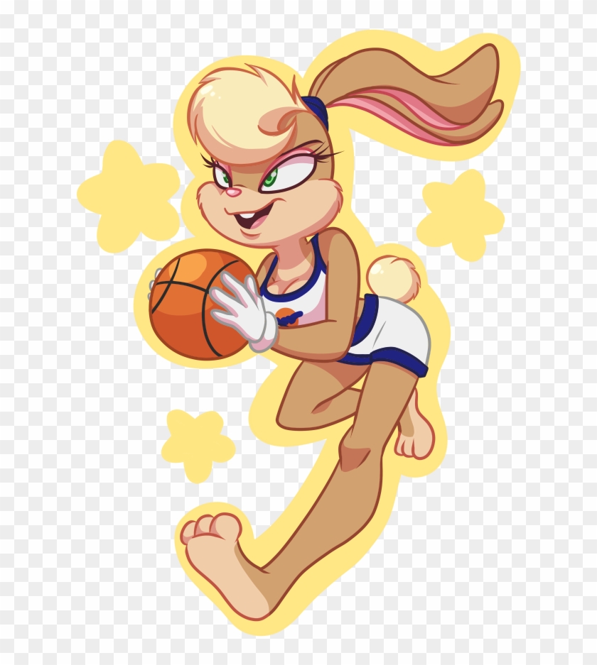 Lola Bunny Bugs Bunny Basketball Rabbit Clip Art - Basketball #918923