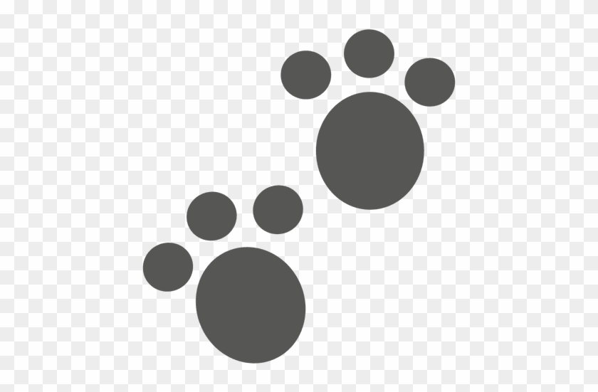 Footprints Clipart Rhino - Pegadas De Coelho Png #918937