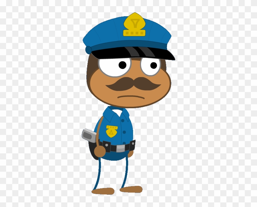 Junkyard Policeman - " - Cartoon #918968