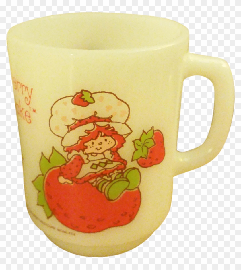 Anchor Hocking Fireking "strawberry Shortcake" Milk - Anchor Hocking Strawberry Shortcake Mug #919017