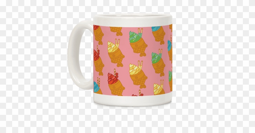Taiyaki Pattern Coffee Mug - Mug #919019