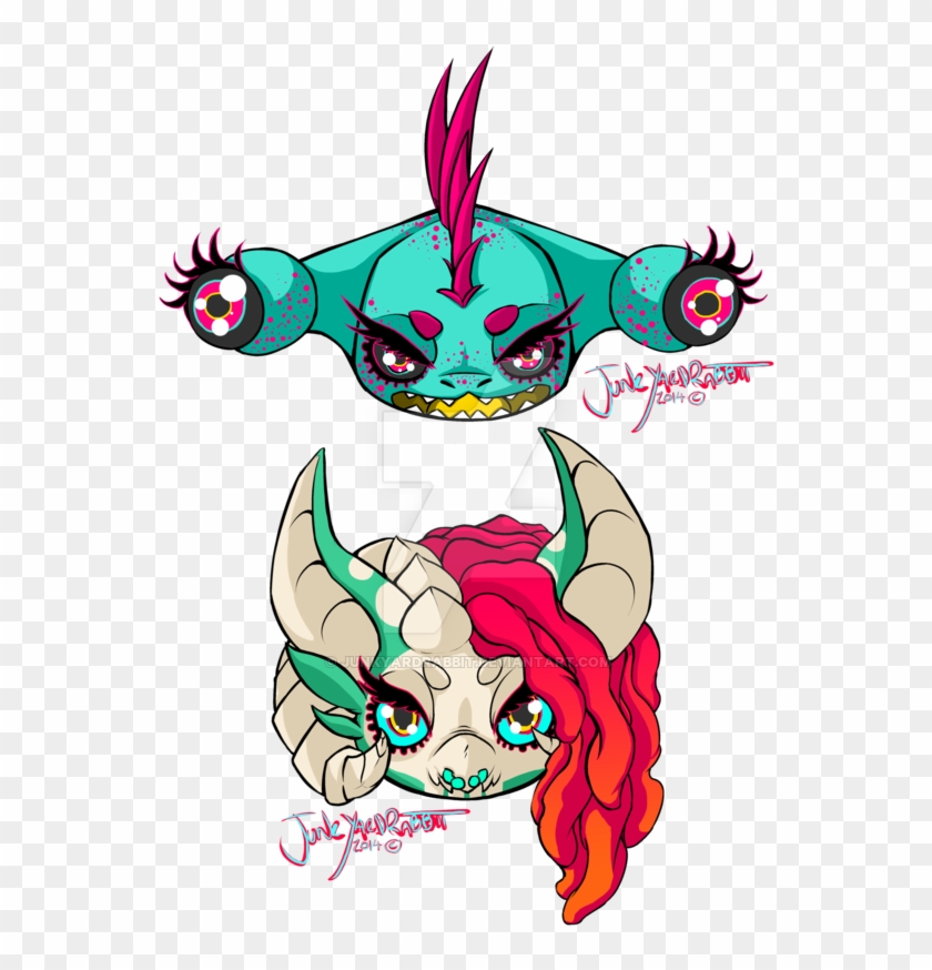 Super Cute Monster Heads By Junkyardrabbit - Monster #919023