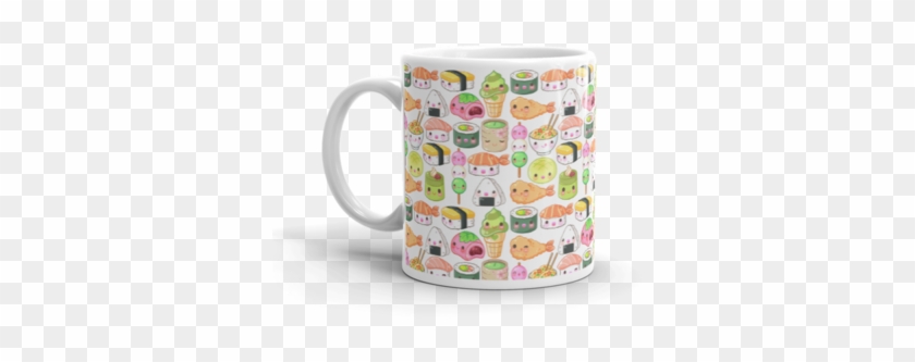 Japanese Foods Mug, Colorful Mug, Kawaii Mug, Sushi - Mug #919031