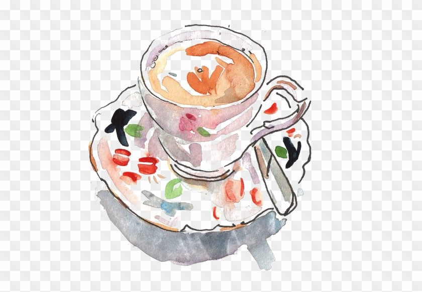 Black Tea Cappuccino Coffee Cup Teacup - Illustration #919059