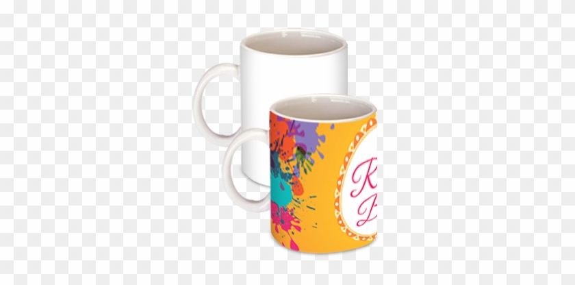 Color Splash Rang Barse Holi Coffee Mug - Mug #919084