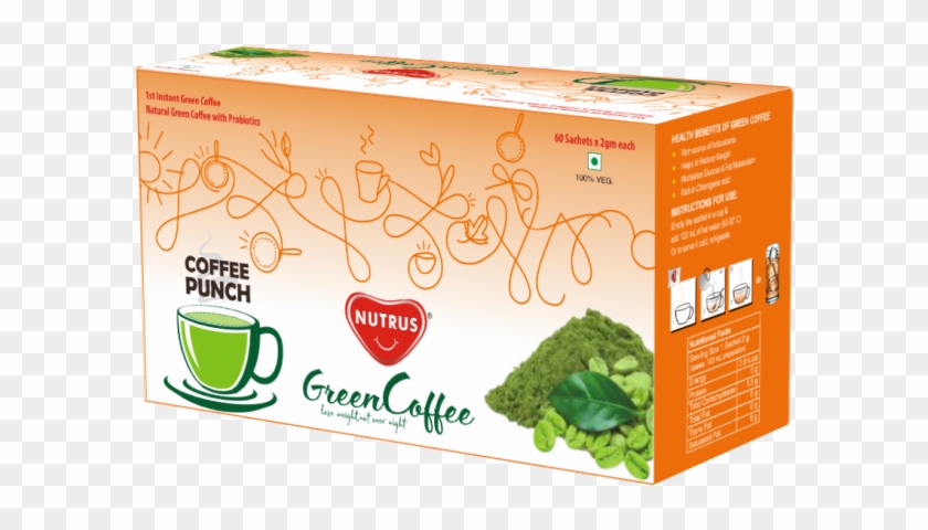Green Coffee Punch 60's 5th - Nutrus Green Coffee Pouch #919152