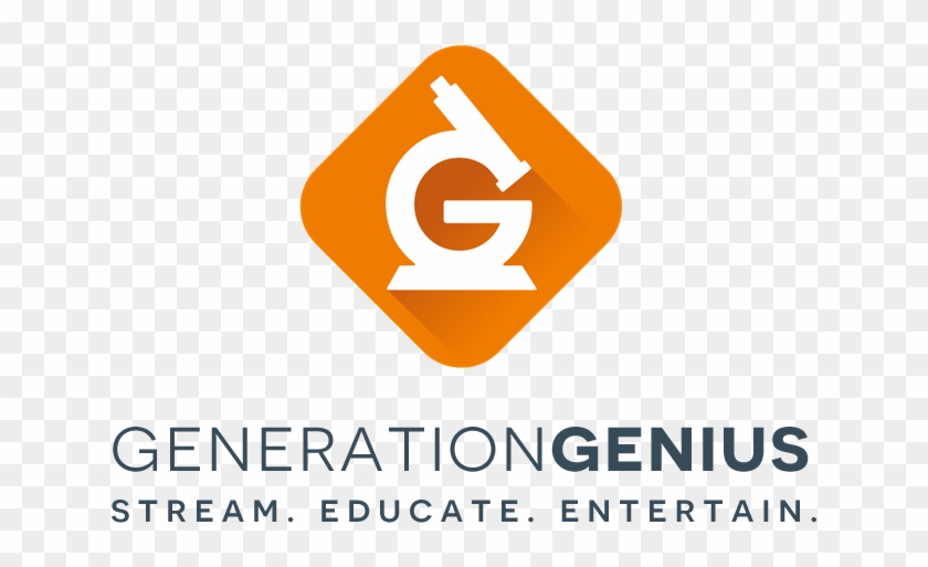 Generation Genius Logo With Dark Text And Transparency - Homeschooling #919173