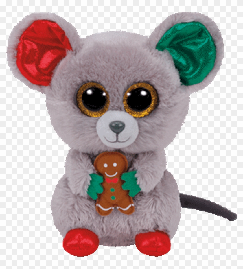 Beanie Boo Plush Stuffed Animal Mac The Christmas Mouse - Mac The Beanie Boo #919176