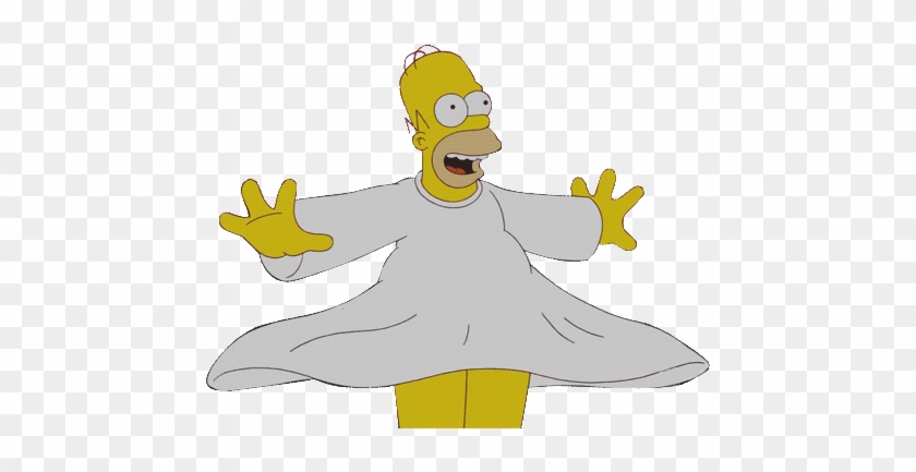 Animated Gif Cartoon, Homer Simpson, Transparent, Free - Meme Gifs Transparent #919202