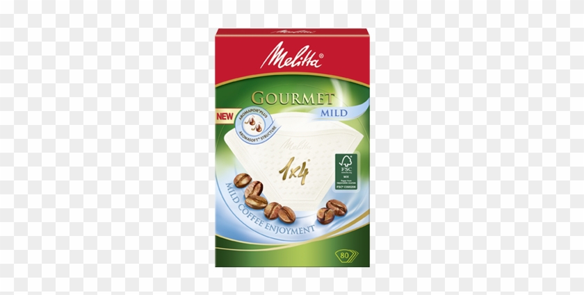 Melitta Gourmet® Mild Coffee Filters - Melitta Filterbags 1 X 4 Gourmet Mild Pack Of 80 #919215